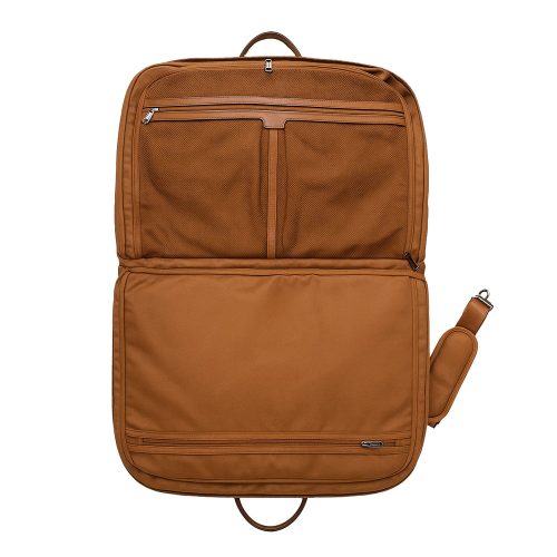 Open Interior | Apex Duffle Bag shown in Cognac color