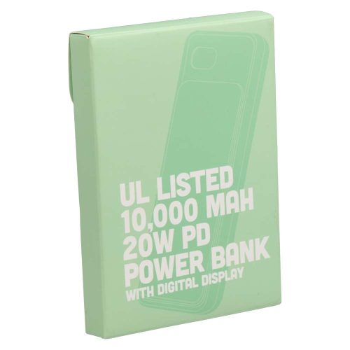 Packaged in FSC® Certified Premium Gift Box | Digital Display Power Bank 10,000 mAh
