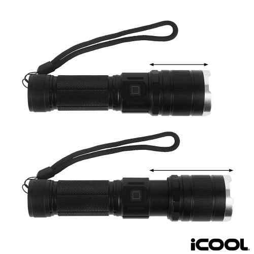 Slide feature of the iCool Telluride Tactical Flashlight