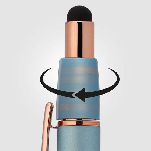 The Orbit Spinner Pen features a rotating fixture and stylus