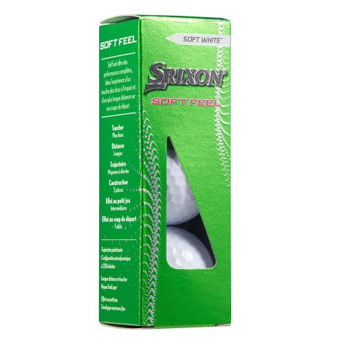 3 Pack or Srixon Soft Feel Golf Balls
