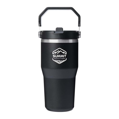 Stanley IceFlow™ Flip Straw Tumbler 20oz shown in Black
