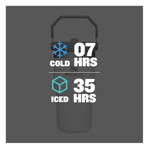 Keep drinks cold 7HRS or 35HRS when iced | Stanley IceFlow™ Flip Straw Tumbler 20oz